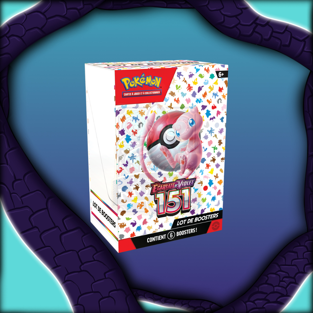 Pokémon – Bundle 6 Boosters 151 EV3.5 FR (Écarlate & Violet)
