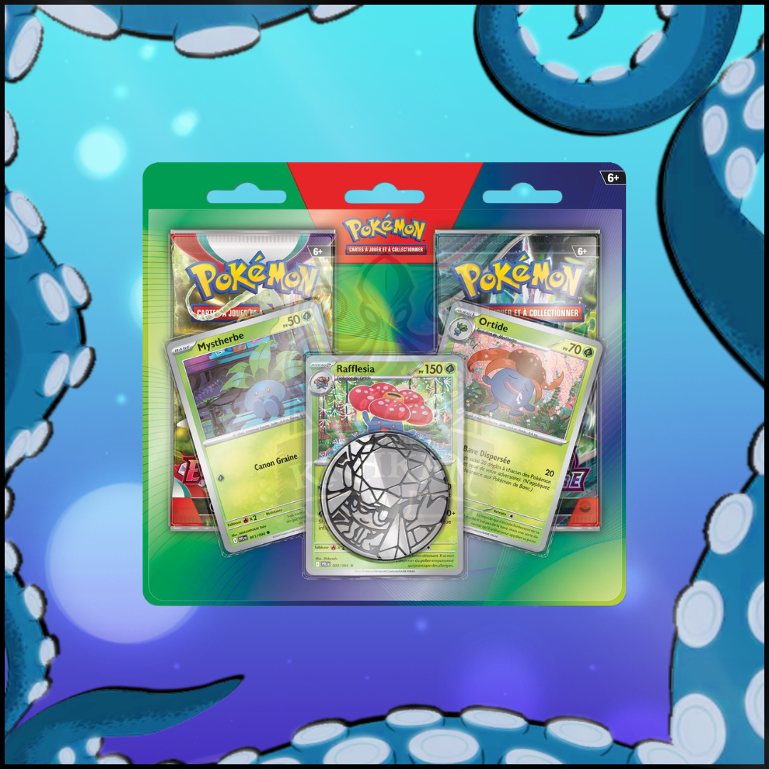 Duopack Pokémon – Mystherbe, Ortide & Rafflesia
