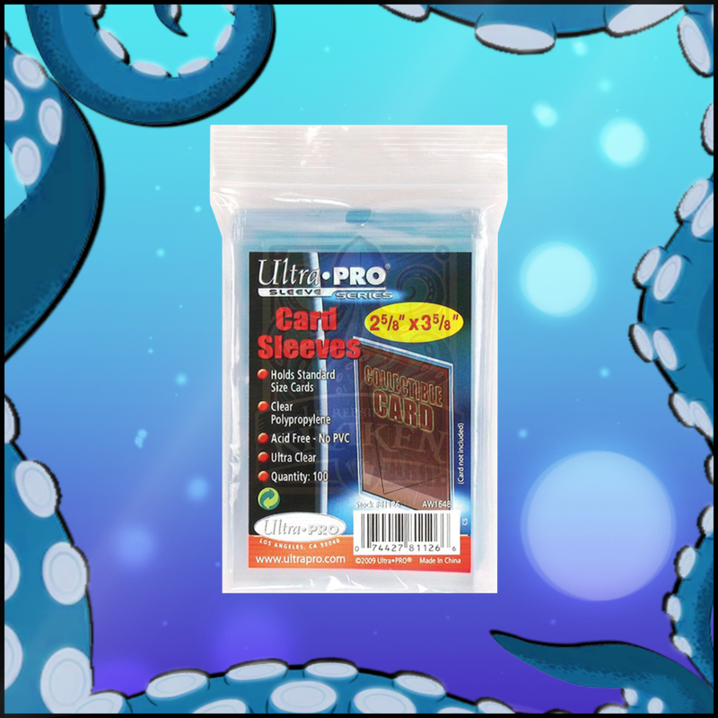 Lot de 100 sleeves transparentes standard