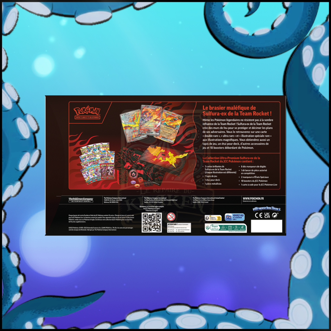 Coffret Ultra Premium Sulfura ex de la Team Rocket